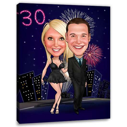 Bild von   karikatur vom foto geburtstajpg | Individuelle 🎁 persönliche 🎁 personalisierte Geschenke bedruckt ▪ bestickt ▪ graviert