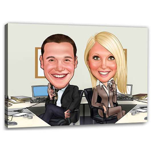 Bild von   karikatur vom foto manager bjpg | Individuelle 🎁 persönliche 🎁 personalisierte Geschenke bedruckt ▪ bestickt ▪ graviert