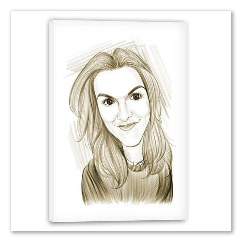 Bild von   karikatur vom foto momentaufjpg | Individuelle 🎁 persönliche 🎁 personalisierte Geschenke bedruckt ▪ bestickt ▪ graviert