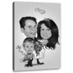 Bild von   karikatur vom foto hochzeitsjpg | Individuelle 🎁 persönliche 🎁 personalisierte Geschenke bedruckt ▪ bestickt ▪ graviert