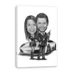 Bild von   karikatur vom foto agent undjpg | Individuelle 🎁 persönliche 🎁 personalisierte Geschenke bedruckt ▪ bestickt ▪ graviert