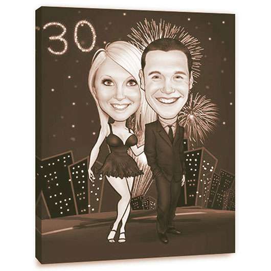 Bild von   karikatur vom foto geburtstajpg | Individuelle 🎁 persönliche 🎁 personalisierte Geschenke bedruckt ▪ bestickt ▪ graviert