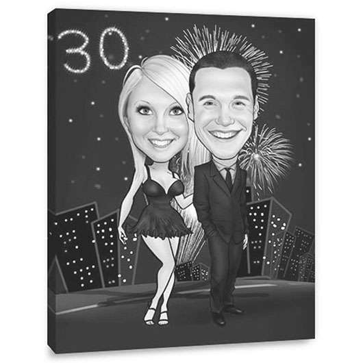 Bild von   karikatur vom foto geburtstajpg | Individuelle 🎁 persönliche 🎁 personalisierte Geschenke bedruckt ▪ bestickt ▪ graviert