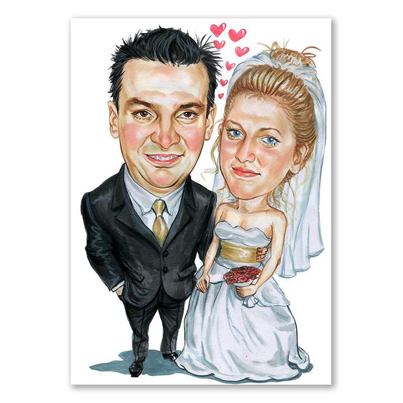 Bild von   karikatur vom foto liebe zujpg | Individuelle 🎁 persönliche 🎁 personalisierte Geschenke bedruckt ▪ bestickt ▪ graviert