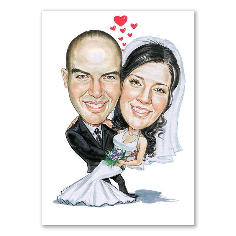 Bild von   karikatur vom foto amore cdjpg | Individuelle 🎁 persönliche 🎁 personalisierte Geschenke bedruckt ▪ bestickt ▪ graviert
