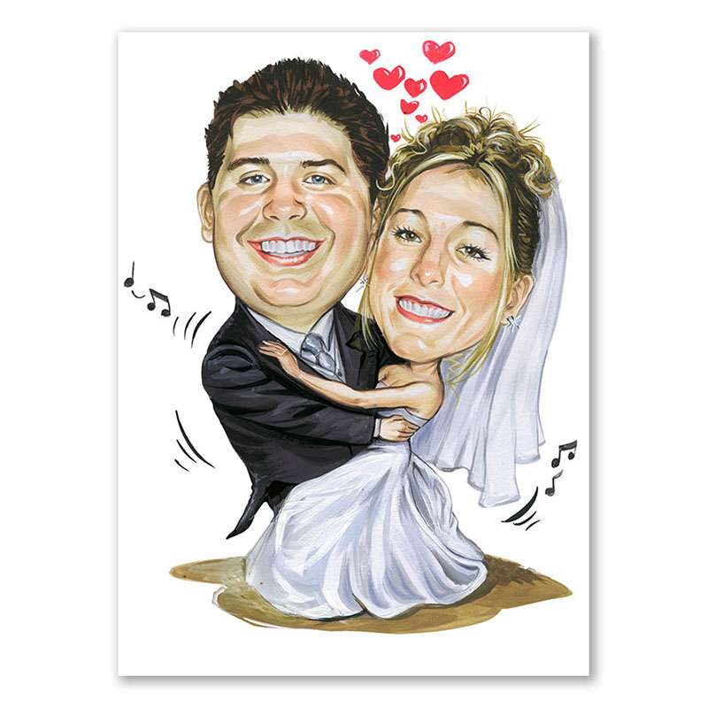 Bild von   karikatur vom foto liebe mitjpg | Individuelle 🎁 persönliche 🎁 personalisierte Geschenke bedruckt ▪ bestickt ▪ graviert