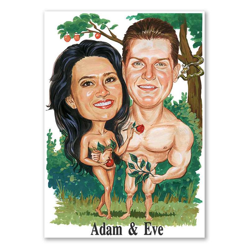 Bild von   karikatur vom foto liebe imjpg | Individuelle 🎁 persönliche 🎁 personalisierte Geschenke bedruckt ▪ bestickt ▪ graviert