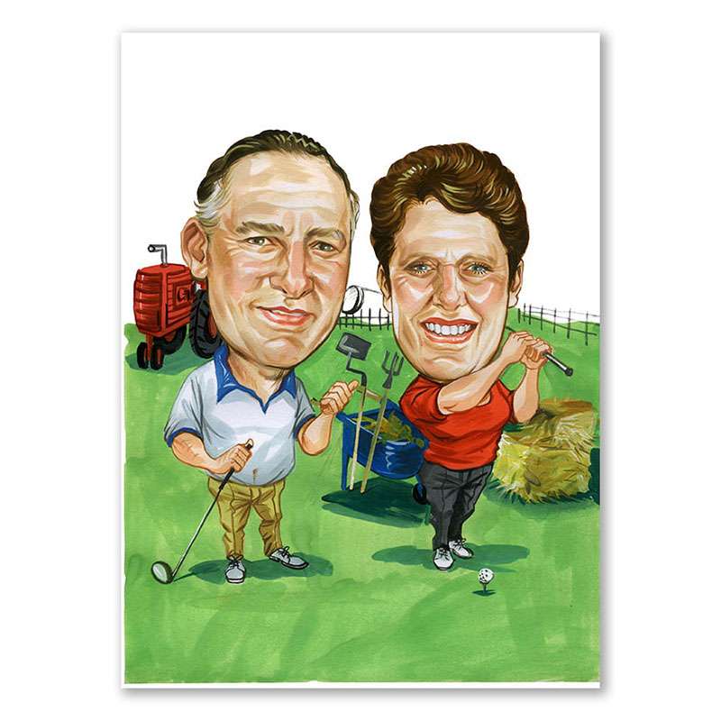 Bild von   karikatur vom foto gartenarbjpg | Individuelle 🎁 persönliche 🎁 personalisierte Geschenke bedruckt ▪ bestickt ▪ graviert