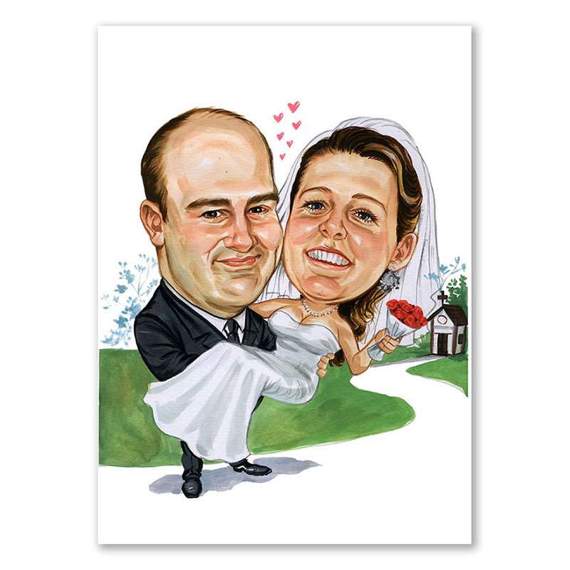 Bild von   karikatur vom foto auf dem wjpg | Individuelle 🎁 persönliche 🎁 personalisierte Geschenke bedruckt ▪ bestickt ▪ graviert