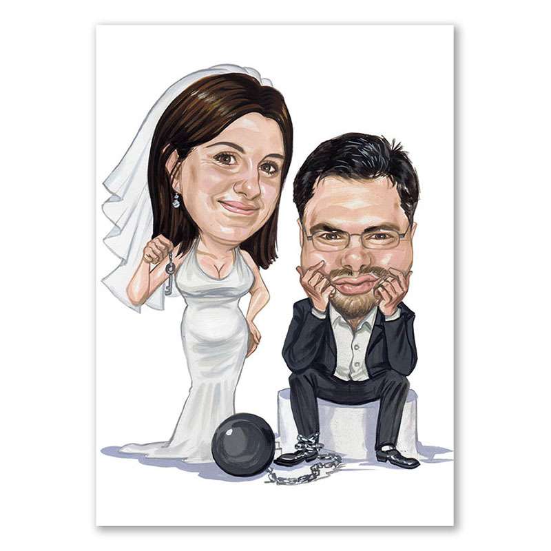 Bild von   karikatur vom foto gebundenejpg | Individuelle 🎁 persönliche 🎁 personalisierte Geschenke bedruckt ▪ bestickt ▪ graviert