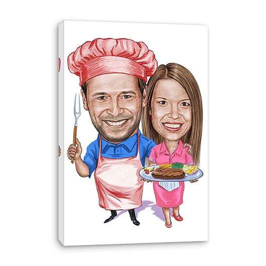 Bild von   karikatur vom foto kefbfbdche ajpg | Individuelle 🎁 persönliche 🎁 personalisierte Geschenke bedruckt ▪ bestickt ▪ graviert