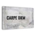 Bild von   spruch auf leinwand carpe dijpg | Individuelle 🎁 persönliche 🎁 personalisierte Geschenke bedruckt ▪ bestickt ▪ graviert