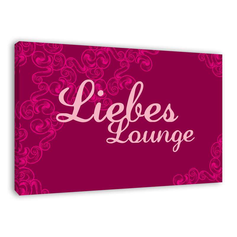 Bild von   spruch auf leinwand liebeslojpg | Individuelle 🎁 persönliche 🎁 personalisierte Geschenke bedruckt ▪ bestickt ▪ graviert