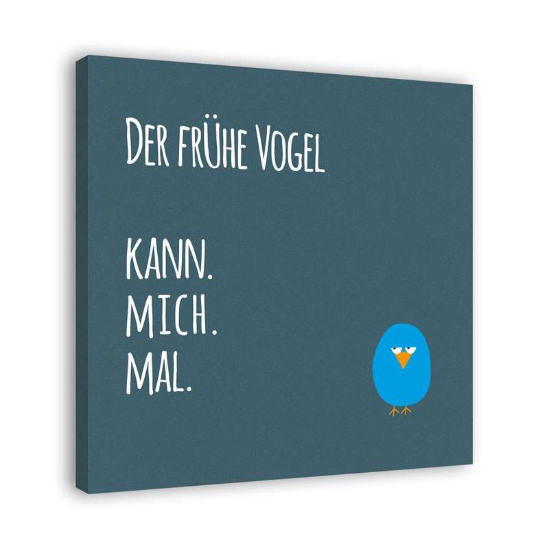 Bild von   spruch auf leinwand der frijpg | Individuelle 🎁 persönliche 🎁 personalisierte Geschenke bedruckt ▪ bestickt ▪ graviert
