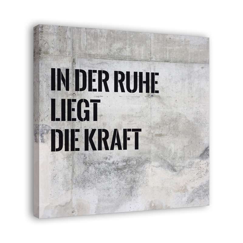 Bild von   spruch auf leinwand in der rjpg | Individuelle 🎁 persönliche 🎁 personalisierte Geschenke bedruckt ▪ bestickt ▪ graviert
