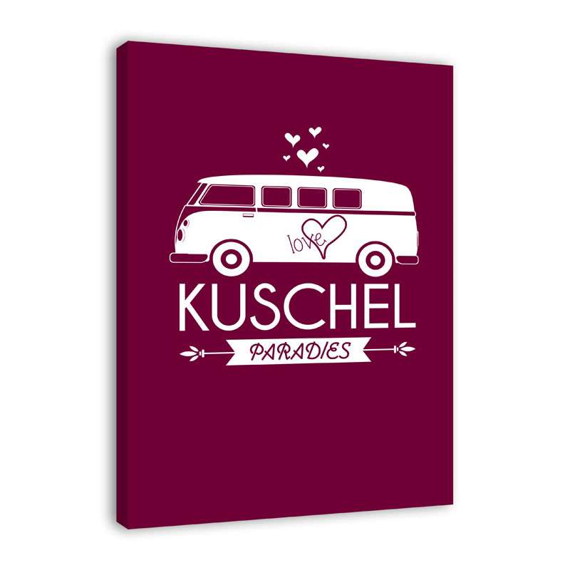 Bild von   spruch auf leinwand kuschelpjpg | Individuelle 🎁 persönliche 🎁 personalisierte Geschenke bedruckt ▪ bestickt ▪ graviert