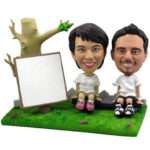 Bild von   d comicfigur vom foto baumjpg | Individuelle 🎁 persönliche 🎁 personalisierte Geschenke bedruckt ▪ bestickt ▪ graviert