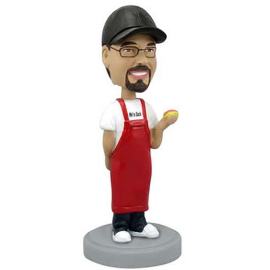 3D-Comicfigur vom Foto - Rote Sch�rze (QM-3124)