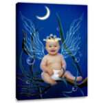 Bild von   fantasie portrait blue babyjpg | Individuelle 🎁 persönliche 🎁 personalisierte Geschenke bedruckt ▪ bestickt ▪ graviert