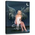 Bild von   fantasie portrait weisse elfjpg | Individuelle 🎁 persönliche 🎁 personalisierte Geschenke bedruckt ▪ bestickt ▪ graviert