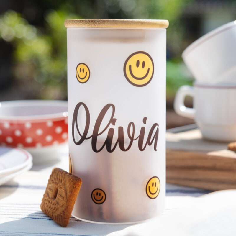 Bild von   medium bonbonglas i keksglas ijpg | Individuelle 🎁 persönliche 🎁 personalisierte Geschenke bedruckt ▪ bestickt ▪ graviert