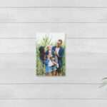 Bild von   foto auf aluplatte gebuerstetjpg | Individuelle 🎁 persönliche 🎁 personalisierte Geschenke bedruckt ▪ bestickt ▪ graviert