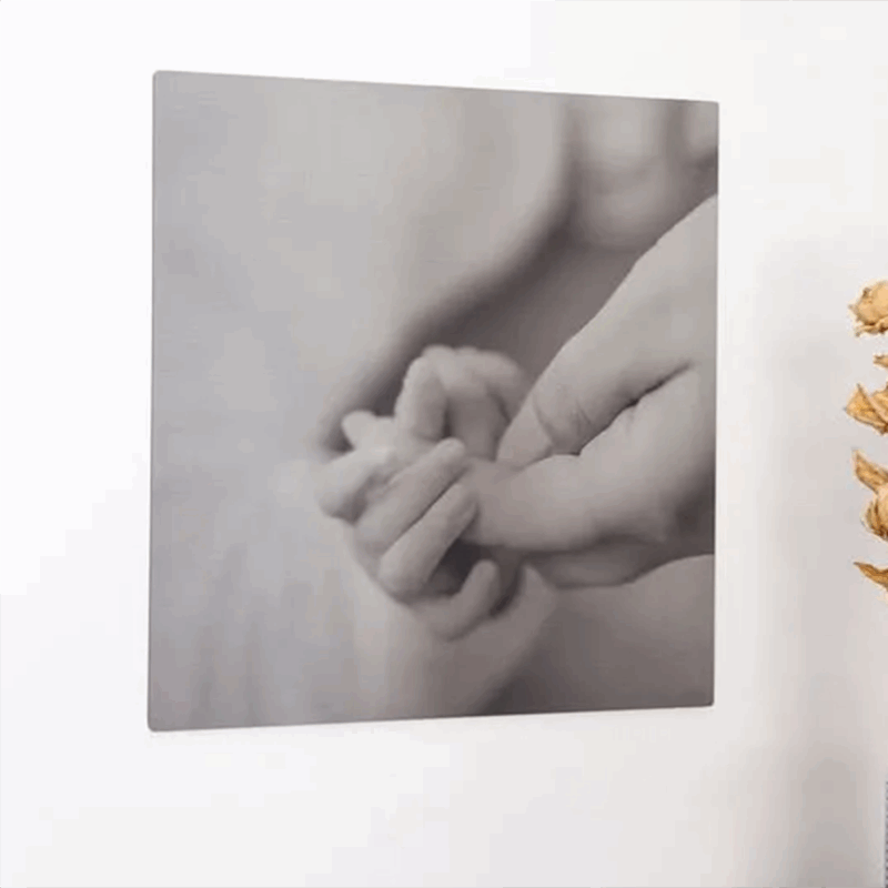 Foto auf Aluplatte gebürstet 60 x 60 cm