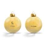 Bild von   weihnachtskugel mit namen gojpg | Individuelle 🎁 persönliche 🎁 personalisierte Geschenke bedruckt ▪ bestickt ▪ graviert