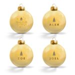 Bild von   weihnachtskugel mit namen gojpg | Individuelle 🎁 persönliche 🎁 personalisierte Geschenke bedruckt ▪ bestickt ▪ graviert