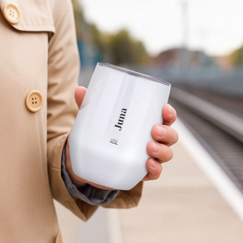 Bild von   reisebecher mit deckel  mjpg | Individuelle 🎁 persönliche 🎁 personalisierte Geschenke bedruckt ▪ bestickt ▪ graviert