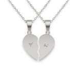 Bild von   gebrochenes herz kette mit grajpg | Individuelle 🎁 persönliche 🎁 personalisierte Geschenke bedruckt ▪ bestickt ▪ graviert