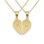 Bild von   gebrochenes herz kette mit grajpg | Individuelle 🎁 persönliche 🎁 personalisierte Geschenke bedruckt ▪ bestickt ▪ graviert