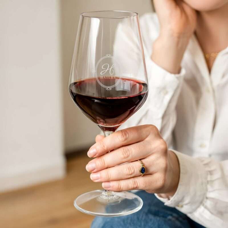 Bild von   rotweinglaeser mit gravur krjpg | Individuelle 🎁 persönliche 🎁 personalisierte Geschenke bedruckt ▪ bestickt ▪ graviert