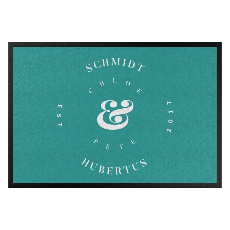 Bild von   fussmatte mit eigenem text ampjpg | Individuelle 🎁 persönliche 🎁 personalisierte Geschenke bedruckt ▪ bestickt ▪ graviert