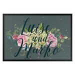 Bild von   fussmatte mit eigenem text boujpg | Individuelle 🎁 persönliche 🎁 personalisierte Geschenke bedruckt ▪ bestickt ▪ graviert
