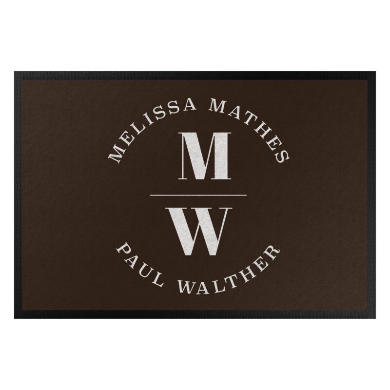 Bild von   fussmatte mit eigenem text grojpg | Individuelle 🎁 persönliche 🎁 personalisierte Geschenke bedruckt ▪ bestickt ▪ graviert