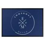 Bild von   fussmatte mit eigenem text inijpg | Individuelle 🎁 persönliche 🎁 personalisierte Geschenke bedruckt ▪ bestickt ▪ graviert