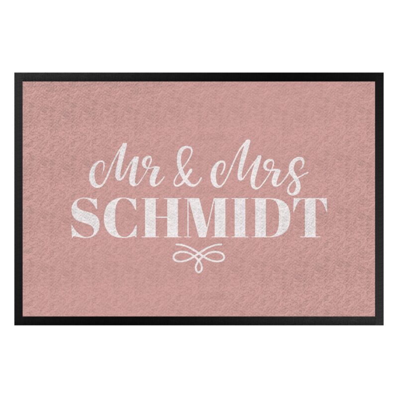 Bild von   fussmatte mit eigenem text mrjpg | Individuelle 🎁 persönliche 🎁 personalisierte Geschenke bedruckt ▪ bestickt ▪ graviert