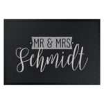 Bild von   fussmatte mit eigenem text mrjpg | Individuelle 🎁 persönliche 🎁 personalisierte Geschenke bedruckt ▪ bestickt ▪ graviert