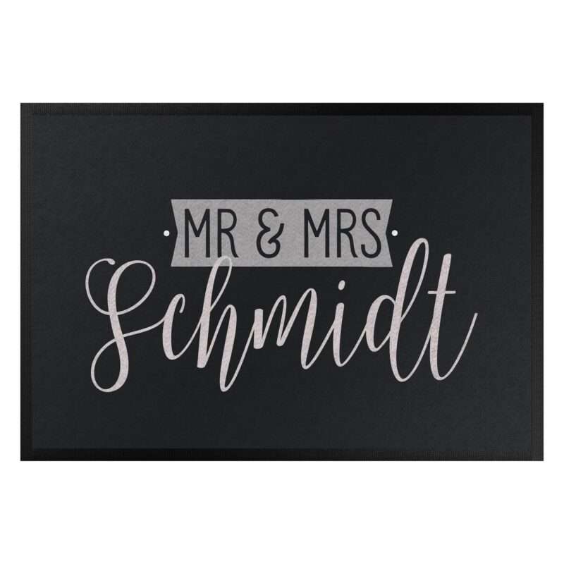 Bild von   fussmatte mit eigenem text mrjpg | Individuelle 🎁 persönliche 🎁 personalisierte Geschenke bedruckt ▪ bestickt ▪ graviert