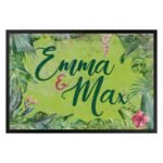 Bild von   fussmatte mit eigenem text trojpg | Individuelle 🎁 persönliche 🎁 personalisierte Geschenke bedruckt ▪ bestickt ▪ graviert