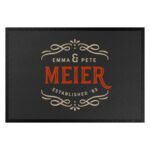 Bild von   fussmatte mit eigenem text vinjpg | Individuelle 🎁 persönliche 🎁 personalisierte Geschenke bedruckt ▪ bestickt ▪ graviert