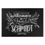 Bild von   fussmatte mit eigenem text wiljpg | Individuelle 🎁 persönliche 🎁 personalisierte Geschenke bedruckt ▪ bestickt ▪ graviert
