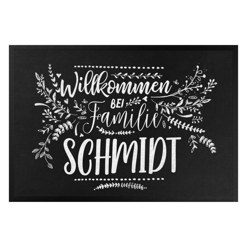 Bild von   fussmatte mit eigenem text wiljpg | Individuelle 🎁 persönliche 🎁 personalisierte Geschenke bedruckt ▪ bestickt ▪ graviert