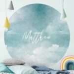 Bild von   runde tapete selbstklebend woljpg | Individuelle 🎁 persönliche 🎁 personalisierte Geschenke bedruckt ▪ bestickt ▪ graviert