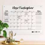 Bild von   familienplaner memoboard familjpg | Individuelle 🎁 persönliche 🎁 personalisierte Geschenke bedruckt ▪ bestickt ▪ graviert