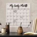 Bild von   familienplaner memoboard monthjpg | Individuelle 🎁 persönliche 🎁 personalisierte Geschenke bedruckt ▪ bestickt ▪ graviert