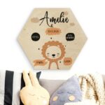 Bild von   hexagon holzbild der liebe loejpg | Individuelle 🎁 persönliche 🎁 personalisierte Geschenke bedruckt ▪ bestickt ▪ graviert