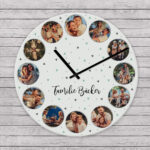 Bild von   fotouhr selbst gestaltenjpg | Individuelle 🎁 persönliche 🎁 personalisierte Geschenke bedruckt ▪ bestickt ▪ graviert