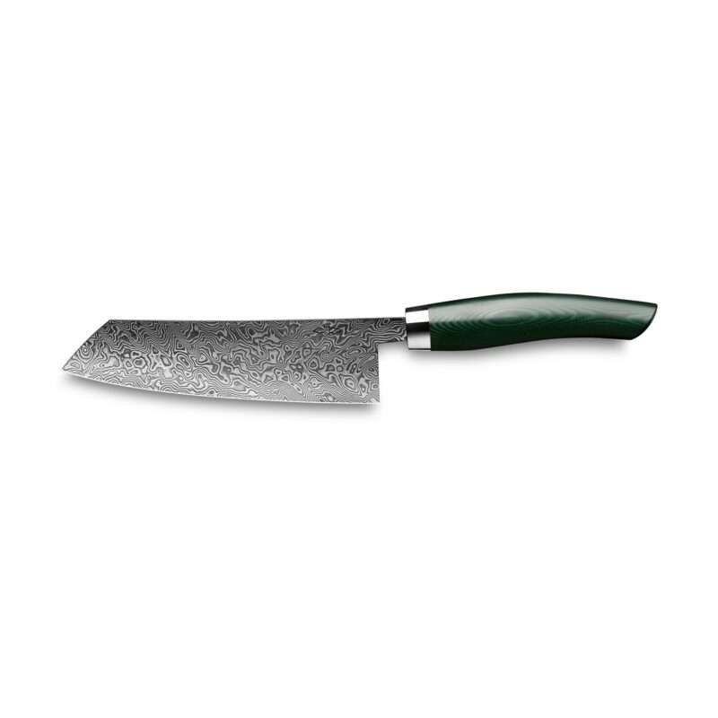 Nesmuk EXKLUSIV Kochmesser 140 mm Damast Micarta Green